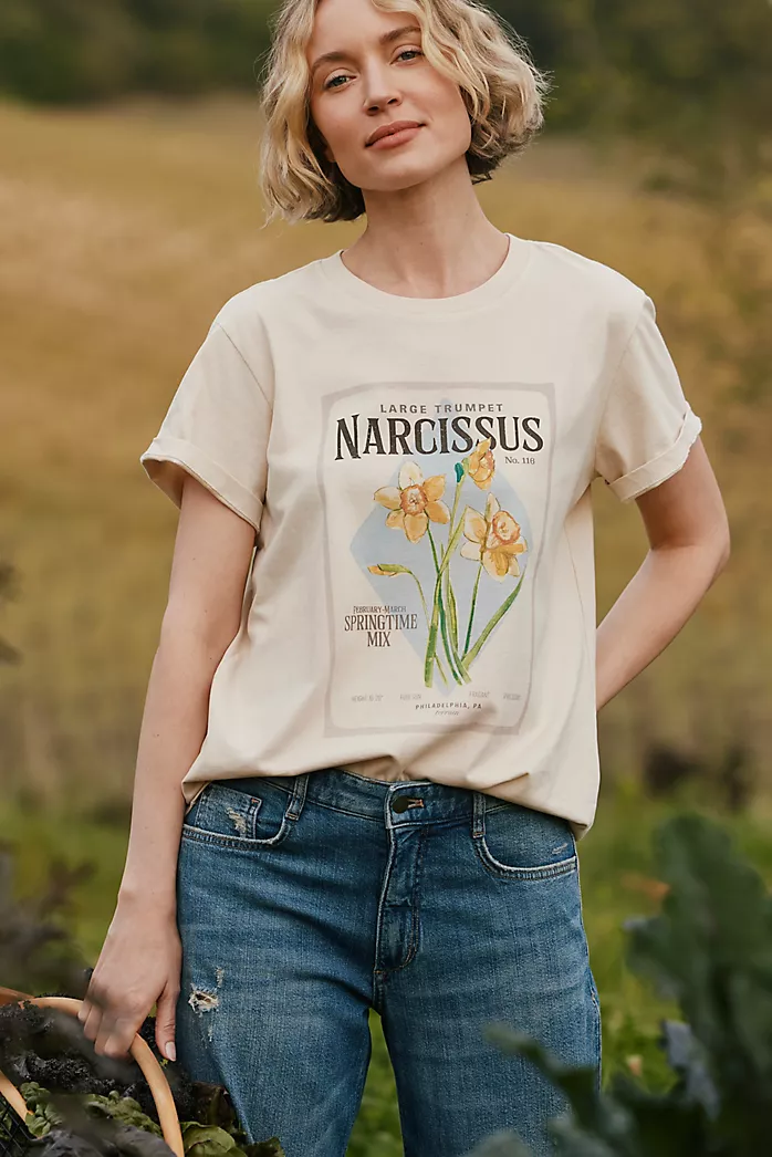 Botanical graphic tee