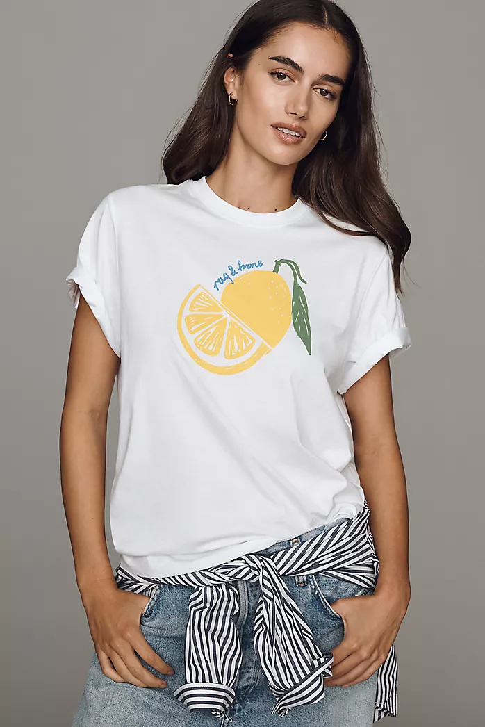 Lemon graphic tee reference