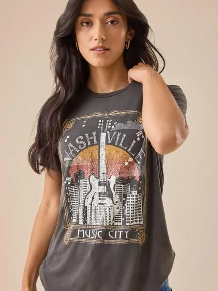 Nashville Music City tee